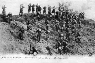 Iconographie - 1914 - La Guerre - Nous occupons la crète des Vosges
