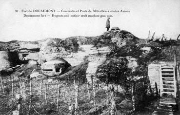 Iconographie - Fort de Douaumont - Casmates et postes de mitrailleurs contre avions
