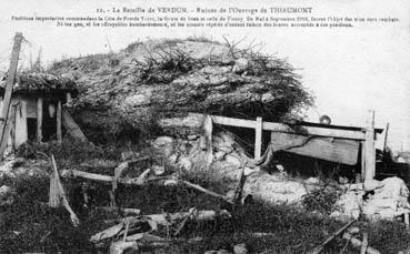 Iconographie - La bataille de Verdun - Ruines de l'ouvrage de Thiaumont