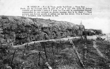 Iconographie - Fort de Vaux, partie Sud-Ouest