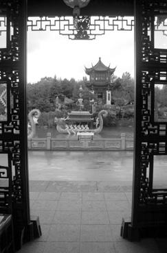 Iconographie - Le jardin botanique, scène chinoise