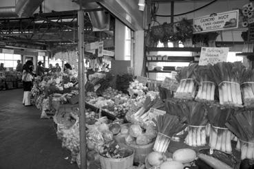 Iconographie - Marché couvert près du port de plaisance