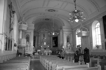 Iconographie - Ile d'Orléans - Intérieur de l'église Saint-Jean