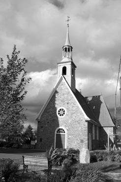 Iconographie - Ile d'Orléans - L'église de 1717 à Saint-Pierre