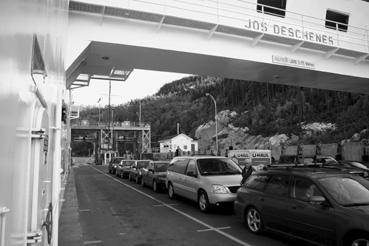 Iconographie - Baie-Sainte-Catherine - Le passage de la rivière Saguenay