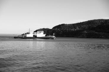 Iconographie - Baie-Sainte-Catherine - Le passage de la rivière Saguenay