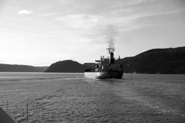 Iconographie - Baie-Sainte-Catherine - Le passage de la rivière Saguenay