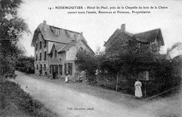 Iconographie - Hôtel St-Paul, près de la chapelle du Bois de la Chaise