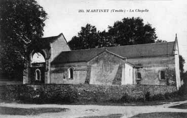 Iconographie - Martinet - La chapelle