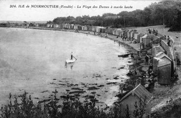 Iconographie - La plage des Dames à marée haute