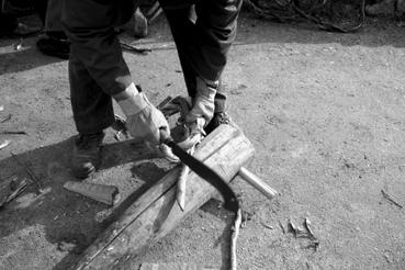 Iconographie - Journée d'activité à la Maison de la Vie rurale - Fabrication d'un embiet