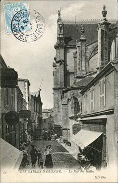 Iconographie - La rue des Halles