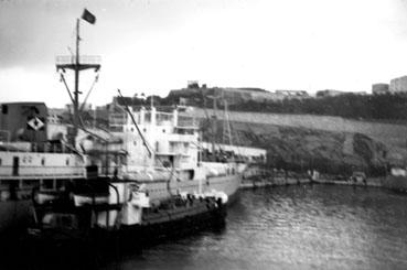 Iconographie - Algérie - Bateau au port