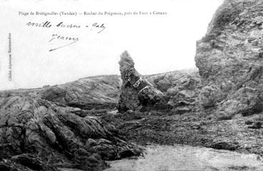 Iconographie - Rocher du Prégneau, près du four à Catteau