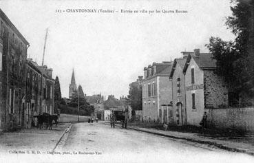Iconographie - Entrée en villa par les Qautre routes