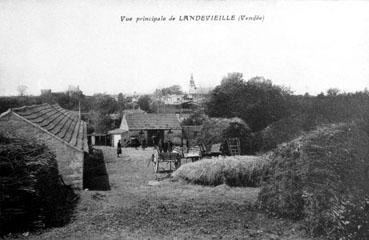 Iconographie - Vue principale de Landevieille