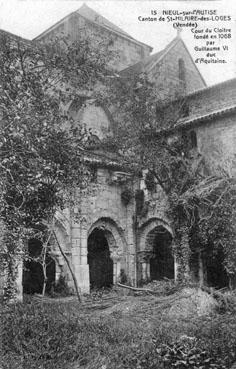 Iconographie - Cour du cloître fondé en 1608