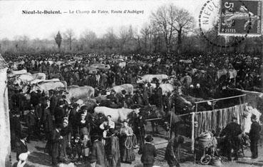 Iconographie - Le champ de foire, route d'Aubigny