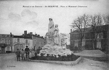 Iconographie - Place et monument Clemenceau