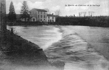Iconographie - Le moulin de Chaussac et le barrage