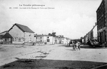 Iconographie - La route et le champ de foire aux chevaux