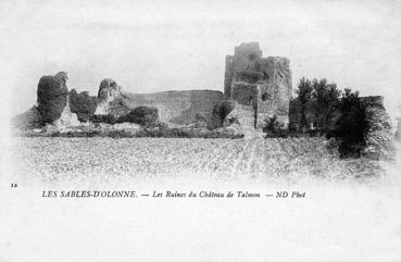 Iconographie - Les ruines du château de Talmont