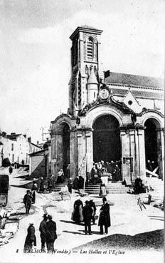 Iconographie - Les halles et l'église