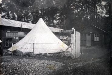 Iconographie - Marabout du campement des ambulanciers, en novembre