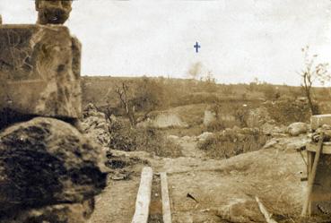 Iconographie - Chemin des Dames - Pilotement d'un obus, en juillet