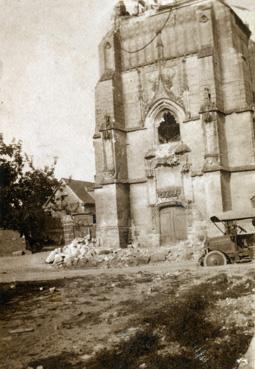 Iconographie - L'église bobardée