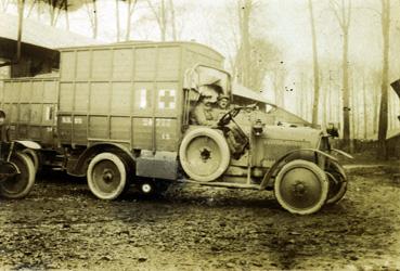 Iconographie - Sur mon ambulance à Aubigny, dans la Somme