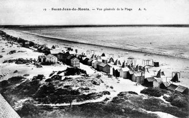 Iconographie - Vue générale de la plage