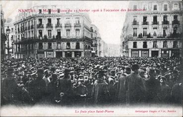 Iconographie - Manifestations du 22 février 1906 à l'occasion des Inventaires