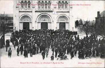 Iconographie - Manifestations du 22 février 1906 à l'occasion des Inventaires