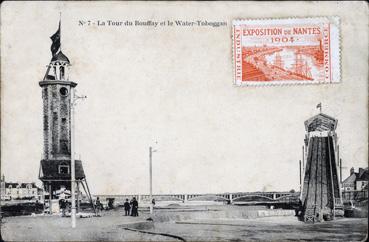 Iconographie - Exposition de Nantes - La tour du Bouffay et le Water-toboggan