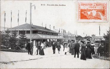 Iconographie - Exposition de Nantes - Un coin des jardins