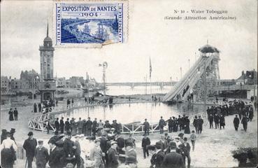 Iconographie - Exposition de Nantes - Water-toboggan