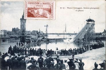 Iconographie - Exposition de Nantes - Bateau plongeant