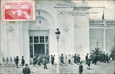 Iconographie - Inauguration de l'Exposition internationale de Nantes  - Le cortège officiel