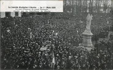 Iconographie - La journée diocésaine à Nantes - Le 1er mars 1925
