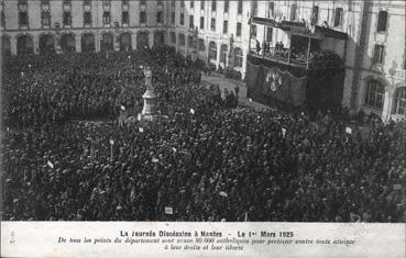 Iconographie - La journée diocésaine à Nantes - Le 1er mars 1925