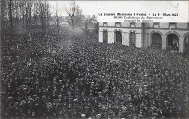 Iconographie - La journée diocésaine à Nantes - Le 1er mars 1925