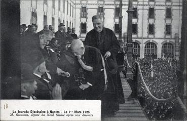 Iconographie - La journée diocésaine à Nantes - Le 1er mars 1925