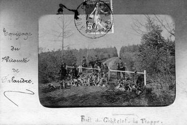 Iconographie - Equipage du vicomte de Falandre - Forêt du Châtelet, La Trappe