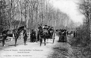 Iconographie - Vautrait de Falandre - Grande forêt de Gouffern - Le rendez-vous