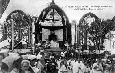 Iconographie - Pèlerinage Eucharistique du 26 mai 1910 - Messe en plein air