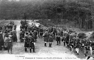 Iconographie - Chasse à courre en forêt d'Orléans