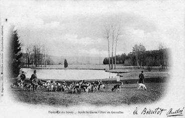 Iconographie - Equipage du Souzy - Après la curée - Parc de Grevolles