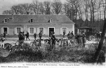 Iconographie - Rallye-Juigné - Forêt de Bercé (Sarthe) - Rendez-vous de saint-Hubert