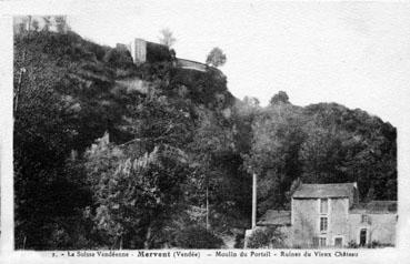 Iconographie - Moulin du Portail - ruines du vieux château